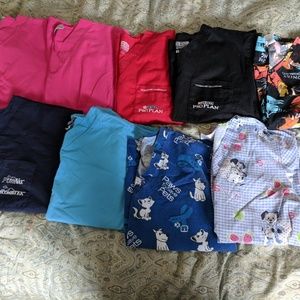 Scrub tops